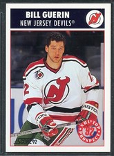 1992-93 Score Hockey - #470 - Bill Guerin - New Jersey Devils