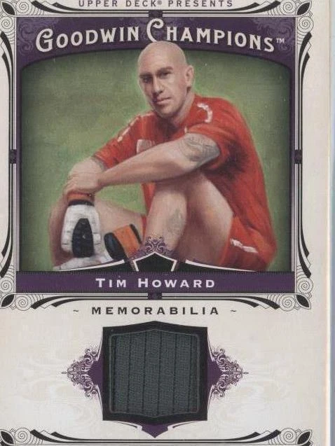2013 Upper Deck Goodwin Champions - Memorabilia Tim Howard #M-TH (MEM)