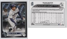2022 Topps Series 2 Black /71 Evan White #602