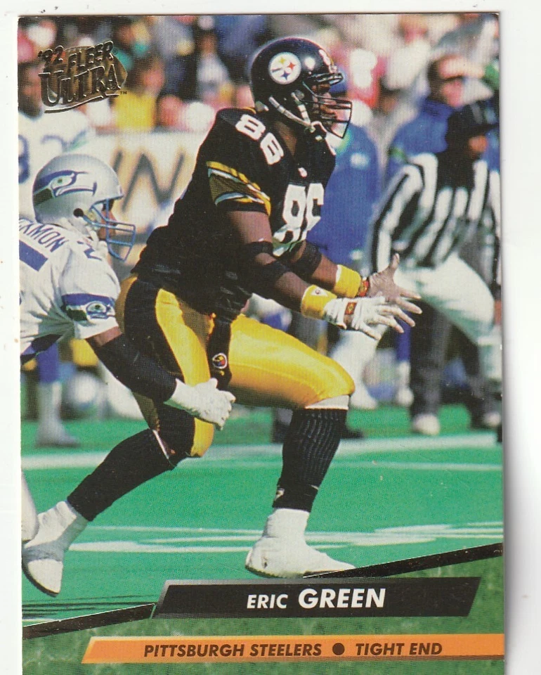 FREE SHIPPING-MINT-1992 Fleer Ultra Eric Green #332 STEELERS - Image 1 of 1