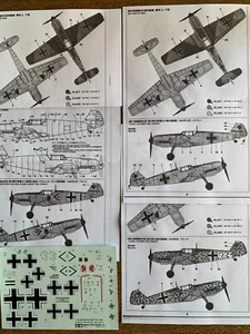 1/48 Scale-Master MESSERSCHMITT Bf 109E Decals w/Data Stencils for Tamiya OOP - Picture 1 of 1