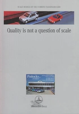 Brochure Mercedes Model Cars 04-99 - Imagen 1 de 2