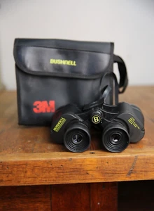 Vintage Bushnell Binoculars 7 x 35 Fully Coated Optics Insta Focus Case hunting - Picture 1 of 10
