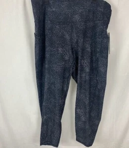 RBX Tec Flex Active Compression grau Capri Leggins Übergröße 3X Neu mit Etikett. - Bild 1 von 12
