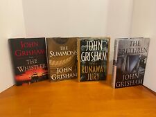 John Grisham lot of 4 HC books - The Whistler, The Runaway Jury, The Summons