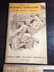 Información de recarga del manual American Rifleman número 6 - Imagen 1 de 12