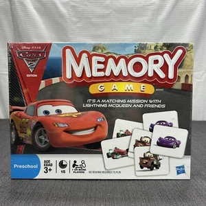 Hasbro Disney Pixar Cars 2 Edition Memory Game Match & Motor Speedway New/Sealed - Picture 1 of 5