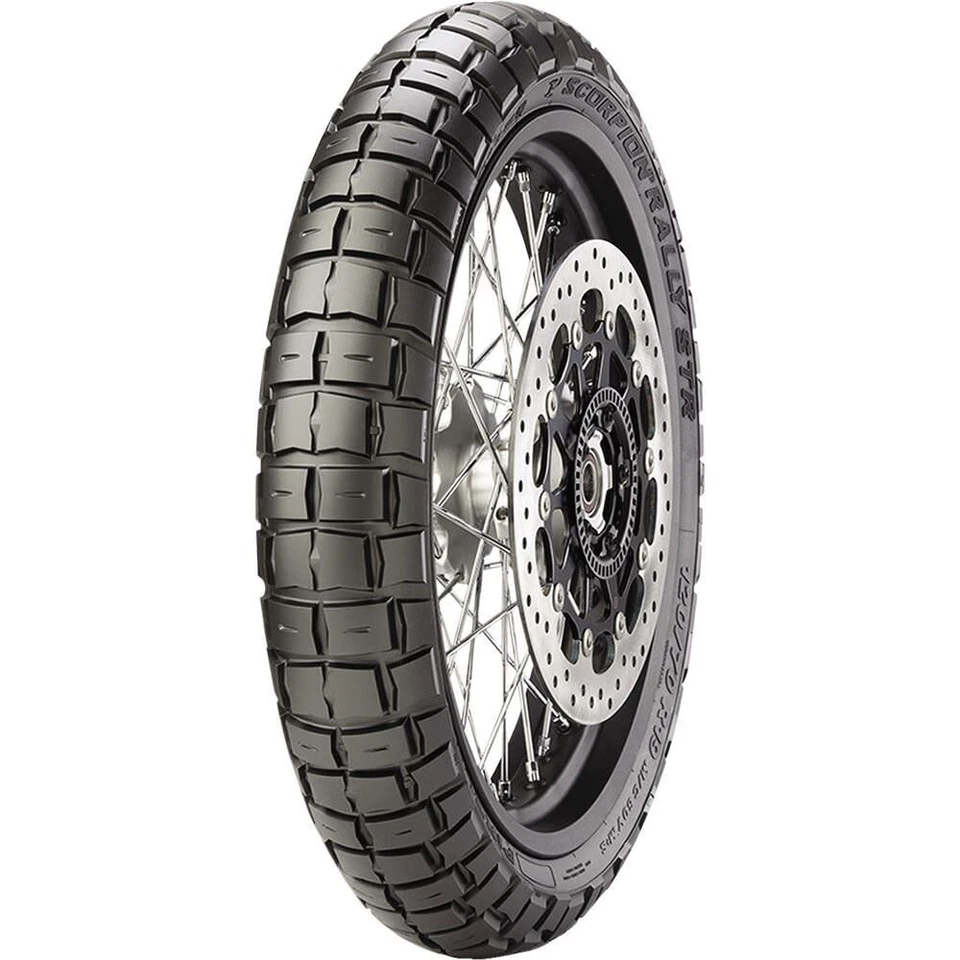 Neumático radial delantero moto Pirelli Scorpion Rally STR 120/70R17 58V 120/70-17 Foto 1 de 1