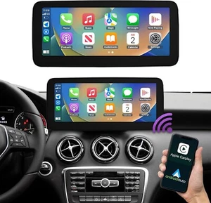 NINETOM 12,3 pollici touchscreen wireless CarPlay Android auto multimediale auto 3422 - Foto 1 di 6