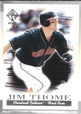2001 Pacific Private Stock Jim Thome Gold 36 Cleveland Indians
