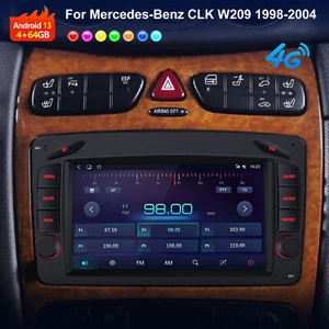 For Mercedes-benz C Class W203 W209 Carplay 4+64G Android 13 Car Stereo Radio 7" - Picture 1 of 13