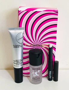 MAC 3-PC STUDIO FIX MATTIFINE PRIMER / PREP+ PRIME LIP & MINI FIX SET $70 SALE - Picture 1 of 5