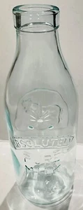 VINTAGE “ABSOLUTELY PURE MILK” BOTTLE WITH EMBOSSED COW MADE IN ITALY [H] - Picture 1 of 4