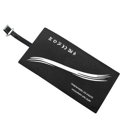 Qi Ladeempfänger USB-C Anschluss Type-C Receiver Qi Ladestation Smartphone - Bild 1 von 4