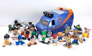 Vintage Skateboarding Truck The Tech Deck Dude Van Playset & Figures Lot - Foto 1 di 11