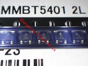 100 STCK. MMBT5401LT1G MMBT5401 2L SOT-23 2N5401 SMD PNP Transistor - Bild 1 von 1