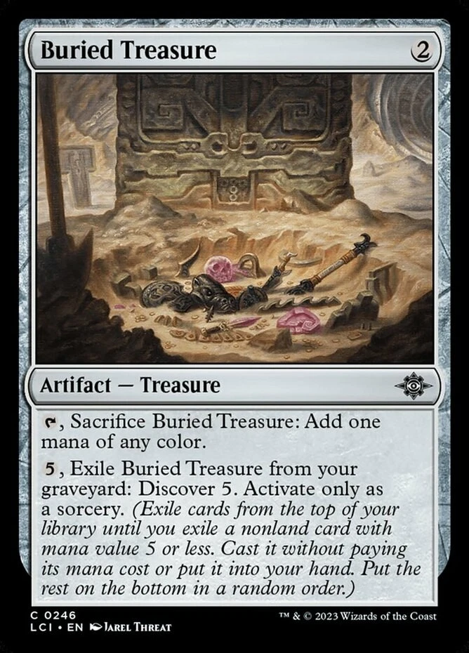 x1 Buried Treasure - Lost Caverns of Ixalan - NM - MTG - Image 1 of 1