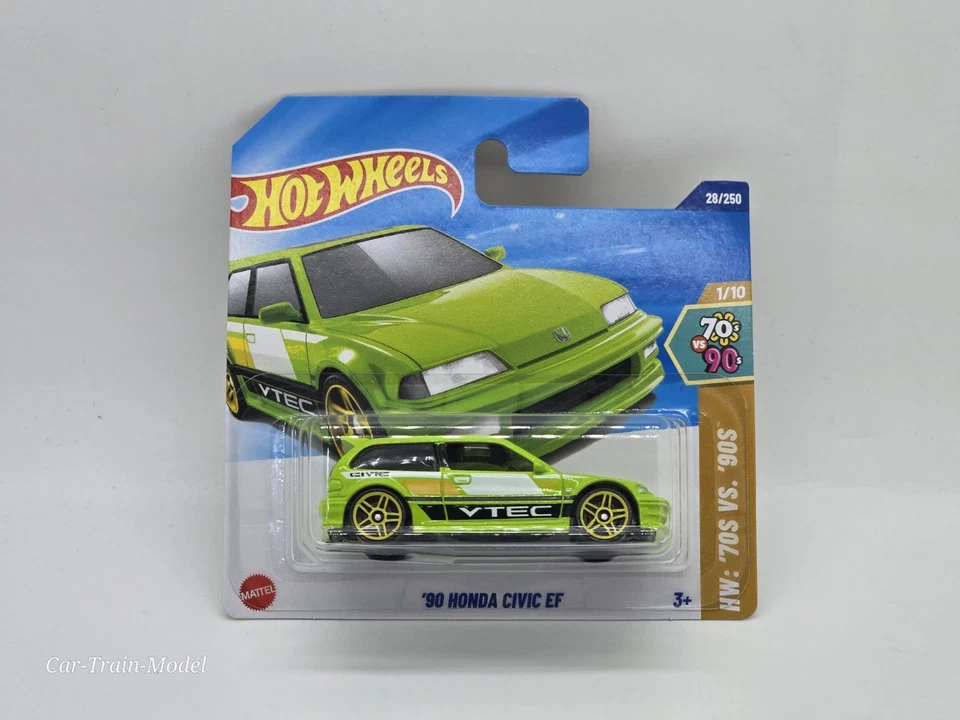 '90 Honda Civic EF - HOT WHEELS 1:64 1/64 - Immagine 1 di 1