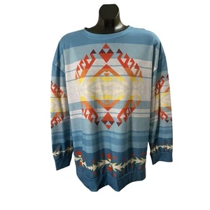 Sudadera Southwestern cuello redondo - Imagen 1 de 6