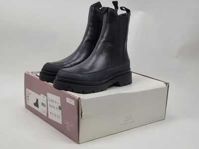 Calia Peyton Chelsea Womens Pull On Black Boots Size 6-11 CA22WCW002-BLK Leather - Image 1 of 4