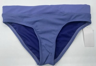 Hurley Bikini Bottom Girls Youth Kids Size 10 Purple Ribbed Swimsuit Swim - Image 1 of 4