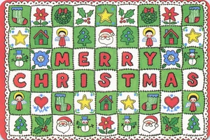 Postkarte, Frohe Weihnachten, Punze - Bild 1 von 2