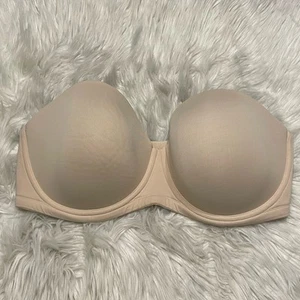 Wacoal 42DDD Bra Beige 854119 Red Carpet Convertible NO STRAPS Strapless - Picture 1 of 6