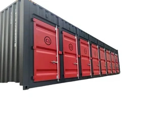 40 HC Lager Container mit 8 Einheiten 40 Fuß HC Open Side Container Storage Park - Bild 1 von 4