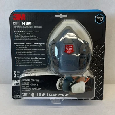 3M Cool Flow P95 Half Face Respirator Painting Small - Image 1 of 3