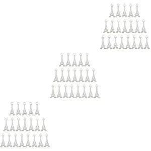  3 Pack Eiffelturm Anhänger Schmuck Basteln Halskettenzauber Zauberanhänger - Bild 1 von 12