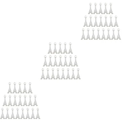  3 Pack Eiffelturm Anhänger Schmuck Basteln Halskettenzauber Zauberanhänger - Bild 1 von 4