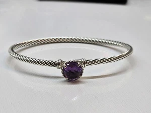 David Yurman Damen Chatelaine Amethyst Sterlingsilber Größe M - Bild 1 von 9