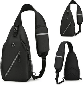 Crossbody Bags Sling Backpack, Sling Bag Cross body Shoulder Bag for Men and ... - Picture 1 of 9