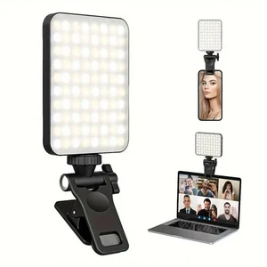 Luz de anillo portátil con clip para selfie - USB Video Influencer nNuevo - Imagen 1 de 6