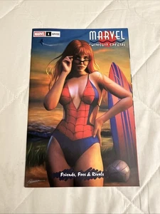MARVEL COSTUME DA BAGNO SPECIAL: FRIENDS, FOES & RIVALS #1 VARIANTE SHANNON MAER Fumetti - Foto 1 di 2
