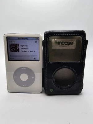 Apple iPod Classic 5-го поколения белый MA002LL A1136 30 GB новый аккумулятор протестирован B1 - Изображение 1 из 4