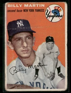 1954 Topps #13 Billy Martin (basso grado) - Foto 1 di 2