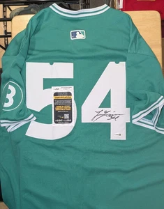 Lucas Giolito SIGNED BOSTON RED SOX GREEN CITY CONNECT STYLE JERSEY JSA - Picture 1 of 4