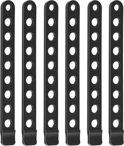 6 Pezzi Portabici Cinghia in Gomma Portabici Culla Ciclismo Ruota in Gomma Str - Foto 1 di 6