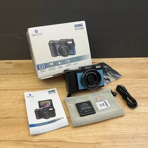 Minolta - MND30 30MP 2.7K Digital Camera with 128gb SD Card - Picture 1 of 20