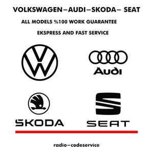 VW AUDI SKODA SEAT Radio Code Service - Instant Delivery - Fast & Reliable - Picture 1 of 6