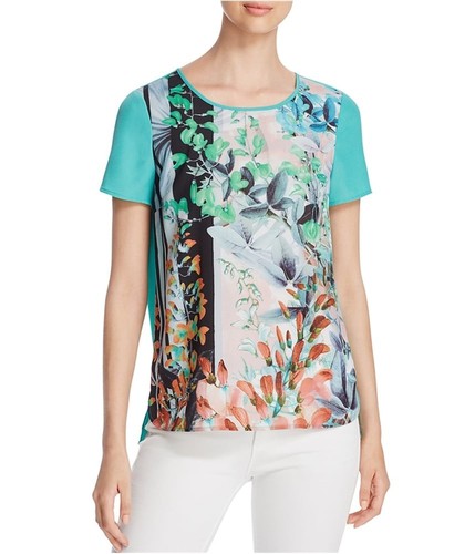 ESSENTIALS Finity Womens Botanical Pullover Blo
