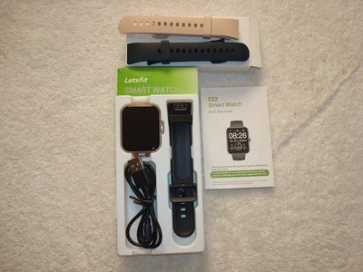 LetsFit E22 Smart Watch With Extra Bands - Image 1 of 4
