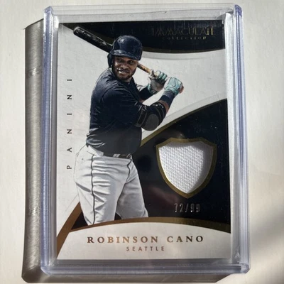 2015 PANINI IMMACULATE COLLECTION ROBINSON CANO JERSEY PATCH #72/99 - Image 1 of 2