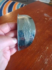 Harley Davidson Approx 4.25"X1.75"Inch Auxiliary Passing Light Chrome Visor HD16 - Bild 1 von 12