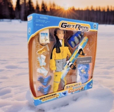 Boneca de ação Girl Skylar’s Snowboarding USA Get Real Adventure RARA 1999. - Imagem 1 de 4