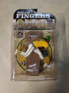 Rollie Fingers Oakland A'S Cooperstown Collection 2009 Series 6 McFarlane Figure - Picture 1 of 15