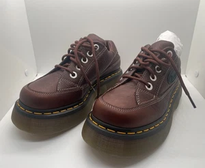 Dr. Martens Women's Buzz 5-Eye Grizzly Leather Premium Shoes Brown US Size 5 - Picture 1 of 15