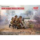 Wwii British Vickers Mg Crewmaquette Figurine Wwii British Vickers Mg Crew Icm 3