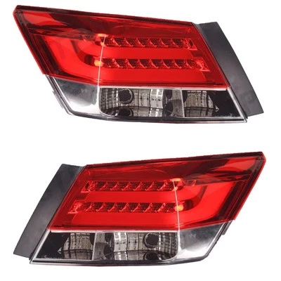 Juego de 2 luces traseras de freno LED traseras para Honda Accord 2008-2012 sedán de 4 puertas nuevas Foto 1 de 4